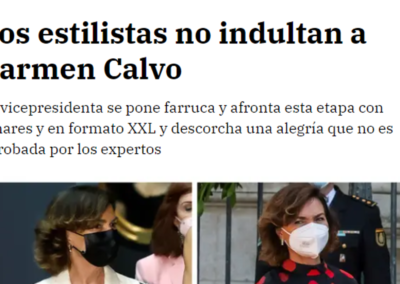 Los estilistas no indultan a Carmen Calvo | Gente – La Razón